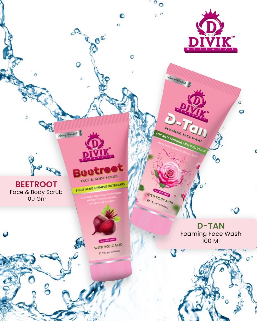 Beetroot Scurb + D-Tan Face Wash